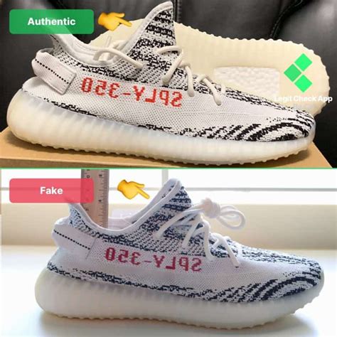 adidas yeezy zebra real vs fake|Yeezy zebra 350 price.